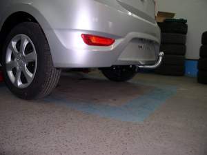 Фаркоп HYUNDAI Accent 5 дверный хэтчбек 2011 г. Фаркоп HYUNDAI Accent 5 дверный хэтчбек 2011 г.